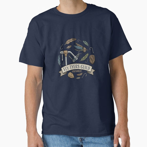 "Fly Tyers Guild (southwest)" vector fly fishing illustration. by Art-Horizon