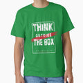 Think Outside The Box Be Creative Inspirational Typography by RIZU DESIGN
