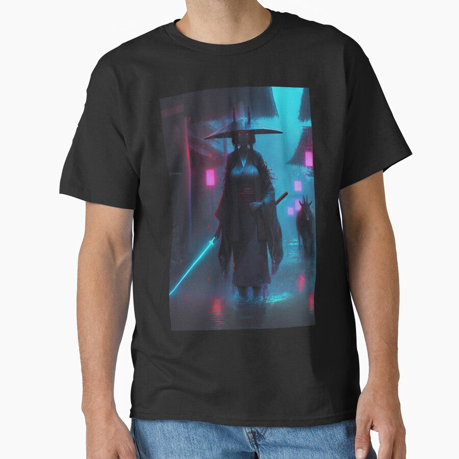 Female Samurai Oni | Neon Japan by GoblinDSGN