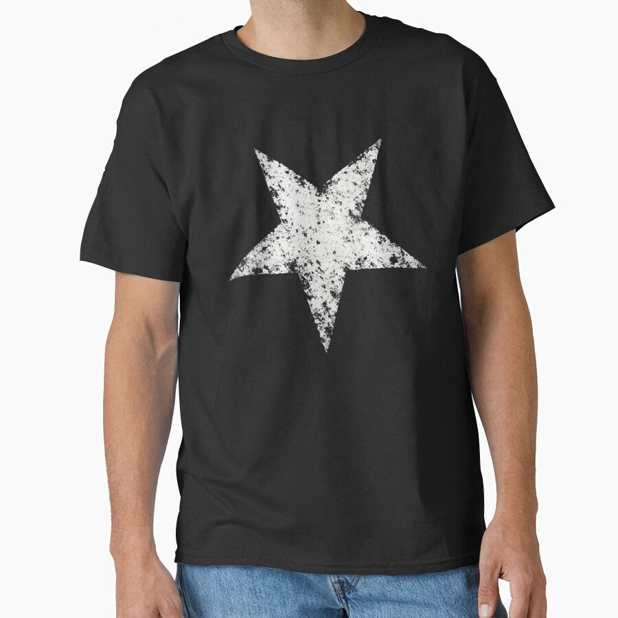 Vintage Distressed Grunge Star Aesthetic Art - Inverted by Dragonmotor Media