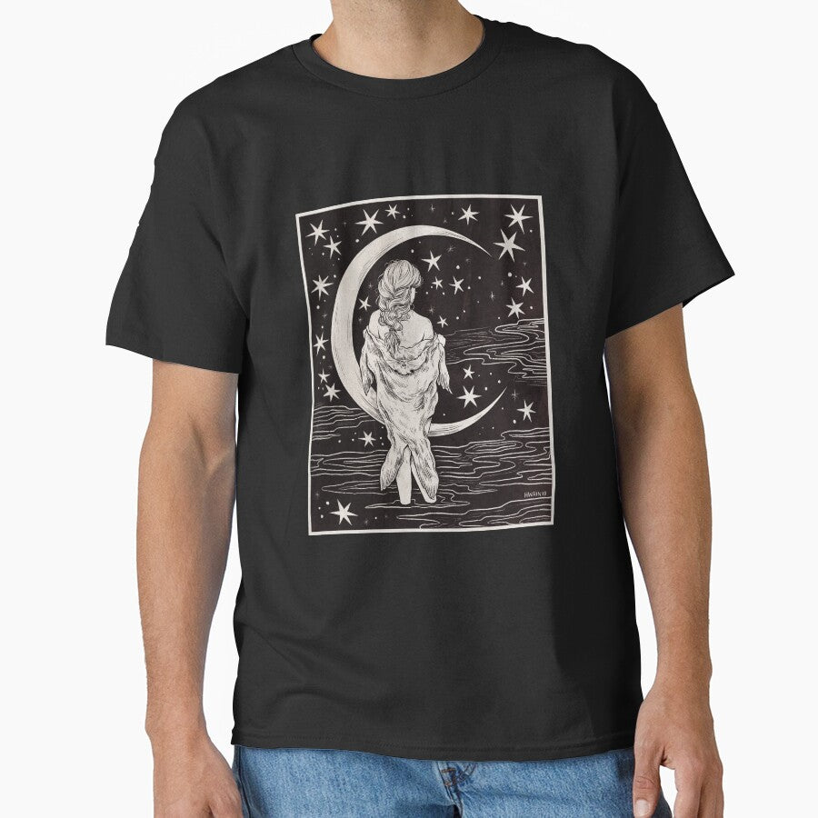 Selkie and the Moon by hwainio