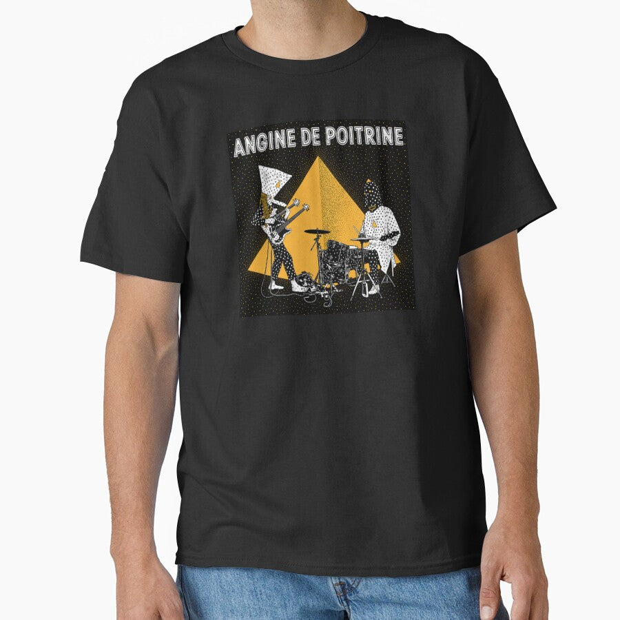 ANGINE DE POITRINE - UNIQUE RARE ORIGINAL TSHIRT STICKER by SentientGallery