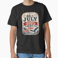 4th of July, 100% American Vibes by FreshPixelArt