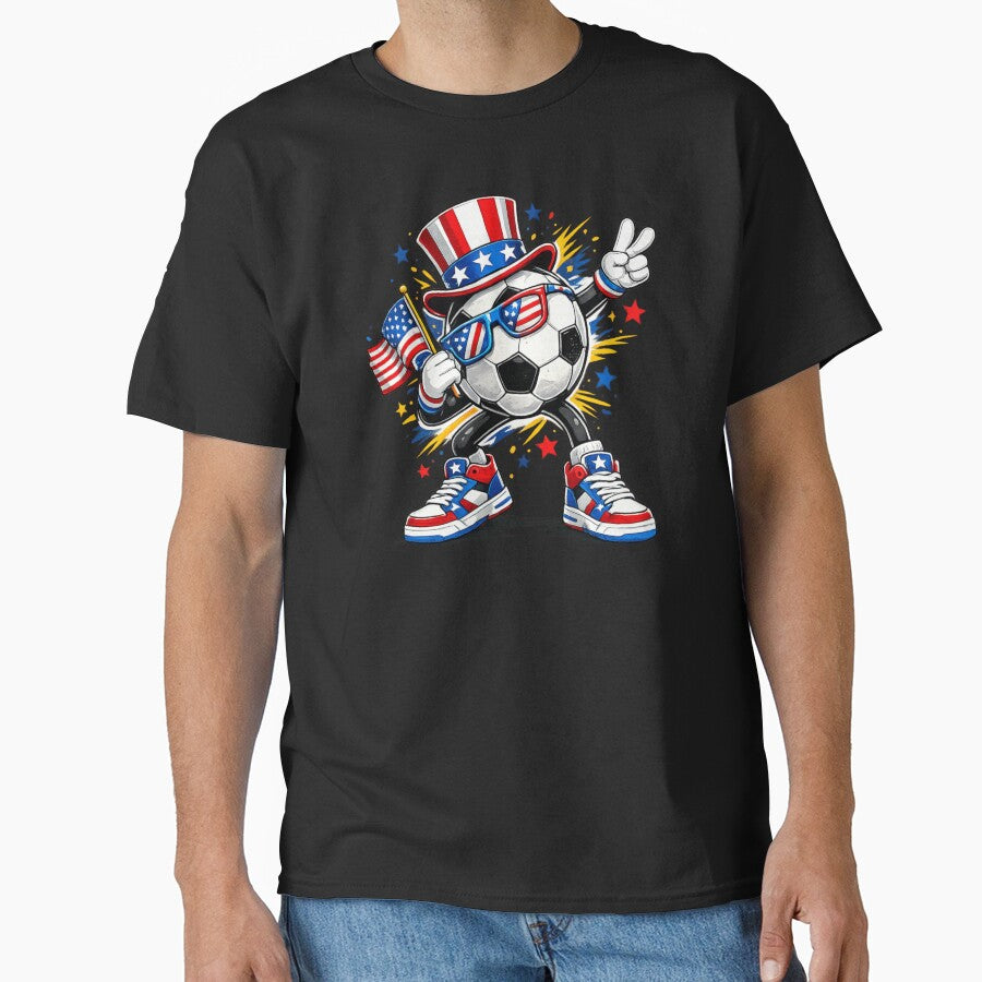 American Soccer Ball Gift by Corvoria Unisex , , , Long Sleeve Tee