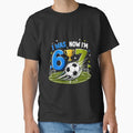 I was 6 Now I'm 7 Soccer Birthday 7 Year Old Boy Girl by Littermin Unisex , , , Long Sleeve Tee
