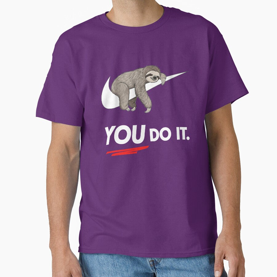 You Do It | Sloth on Swoosh by QuirkyGuacamole