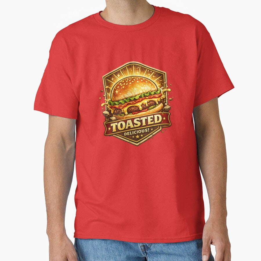 Toasted Delicious: Premium Badge Burger Excellence Gold Standard by irfanshikh