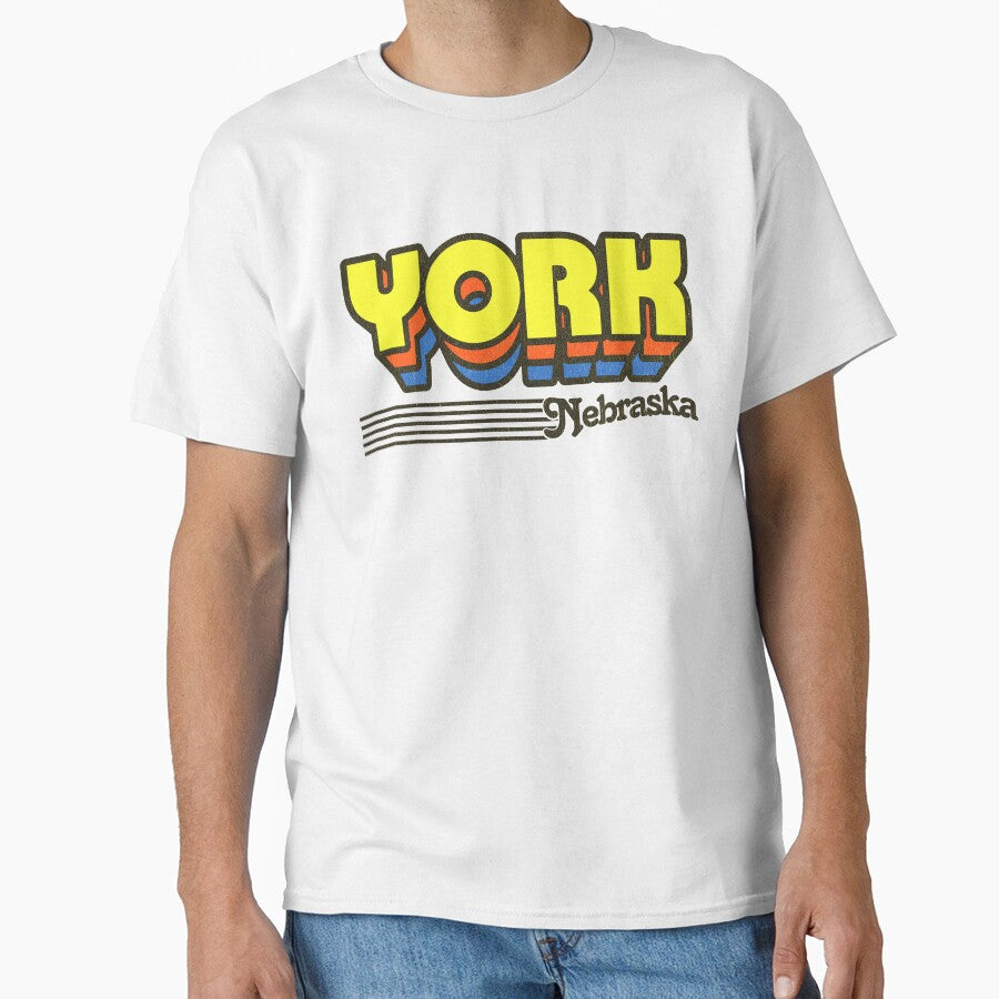 York, Nebraska | Retro Stripes by retroready