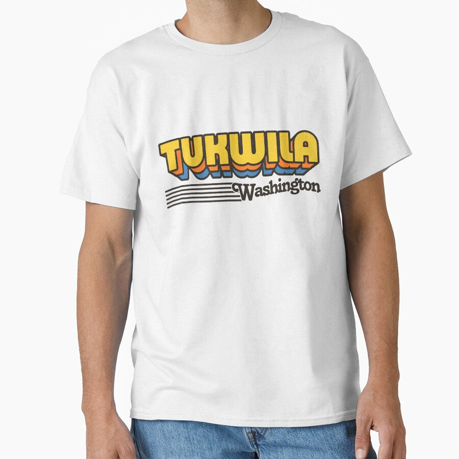 Tukwila, Washington | Retro Stripes by retroready