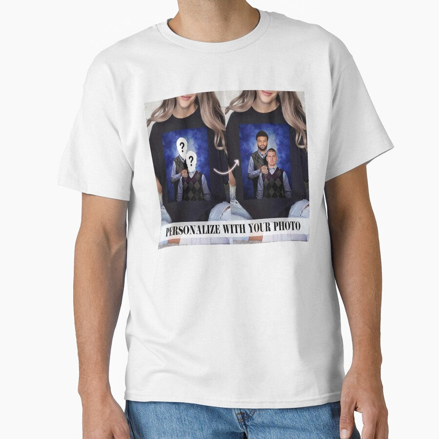 Custom Duo Portrait Tee – Personalized Funny Shirt-Dm for shirt size and color. by tshirtswonder