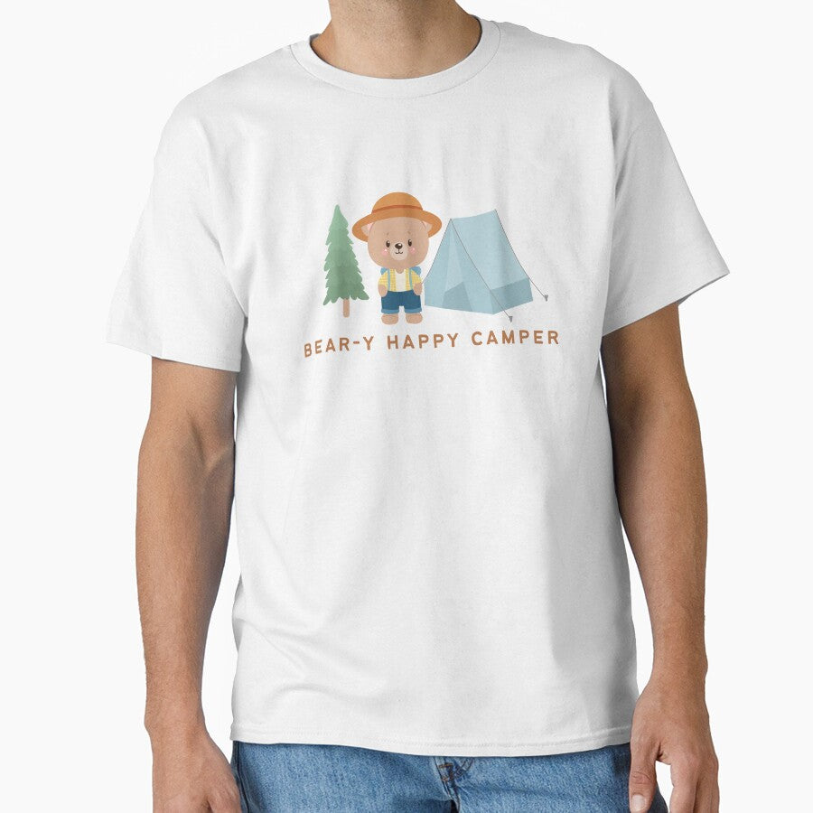 Bear-y Happy Camper apparel and other merch by CNK-Artistry