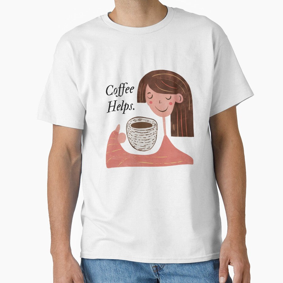 Coffee Helps. by Playful Strokes pom@pom