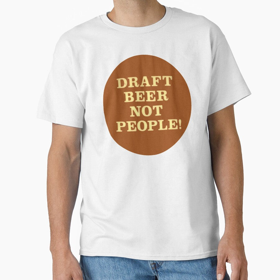 Draft Beer Not People 70s Hippie 60s Anti War by ShamusSleuth