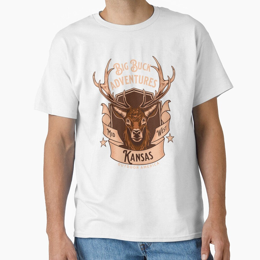Copy of Vintage Deer Hunting Kansas by CattlettArt