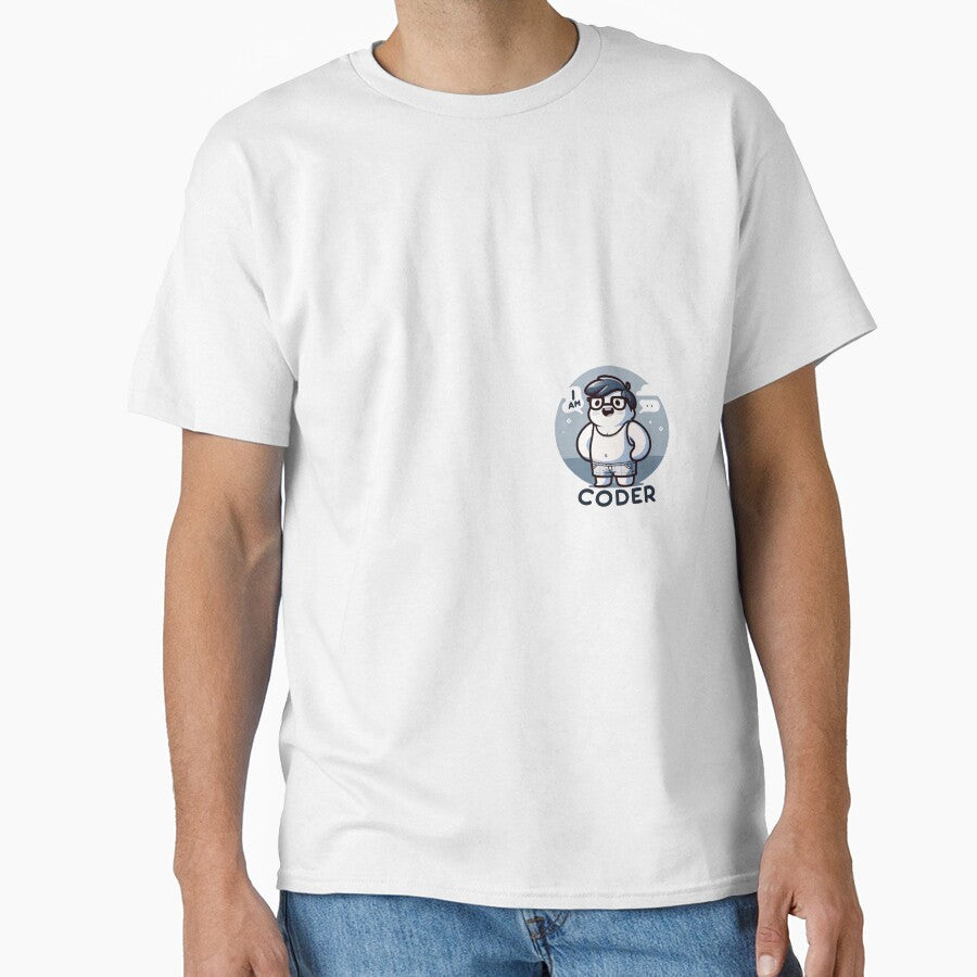 Coder Cartoon Sticker - Perfect for Developers and Tech Enthusiasts by Ajay GB