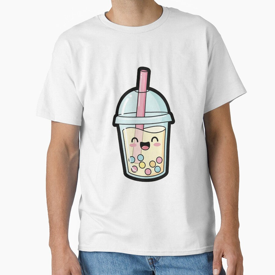 Happy Smiling Kawaii Bubble Tea Illustration by Osmose-Studio ⭐⭐⭐⭐⭐