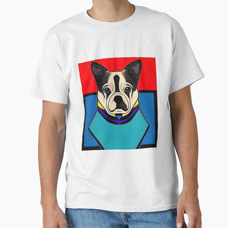 Retro Cute dog Art by Ariel Guevara