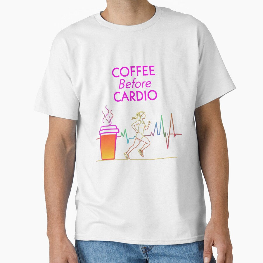 Runner and Running Humor: Coffee Before Cardio by Artflow Pixel Studios