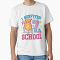 I Survived 67 Days of School – Funny Milestone Design for Kids & Teachers by Mjshow96