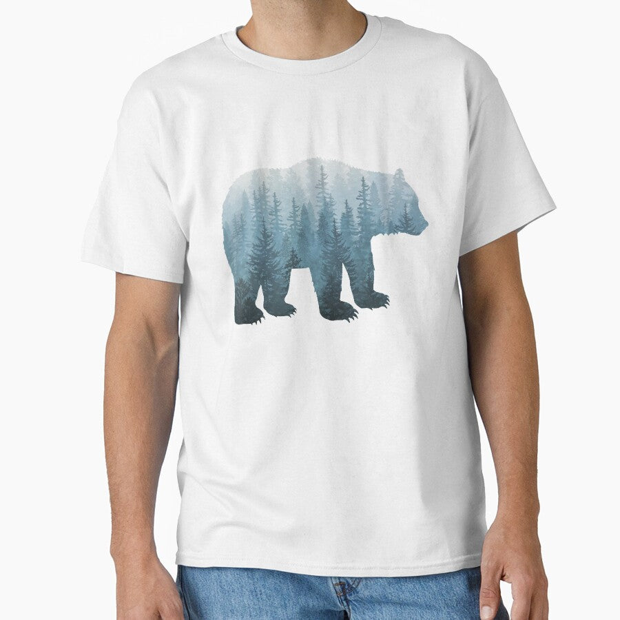 Misty Forest Bear - Turquoise by maryedenoa