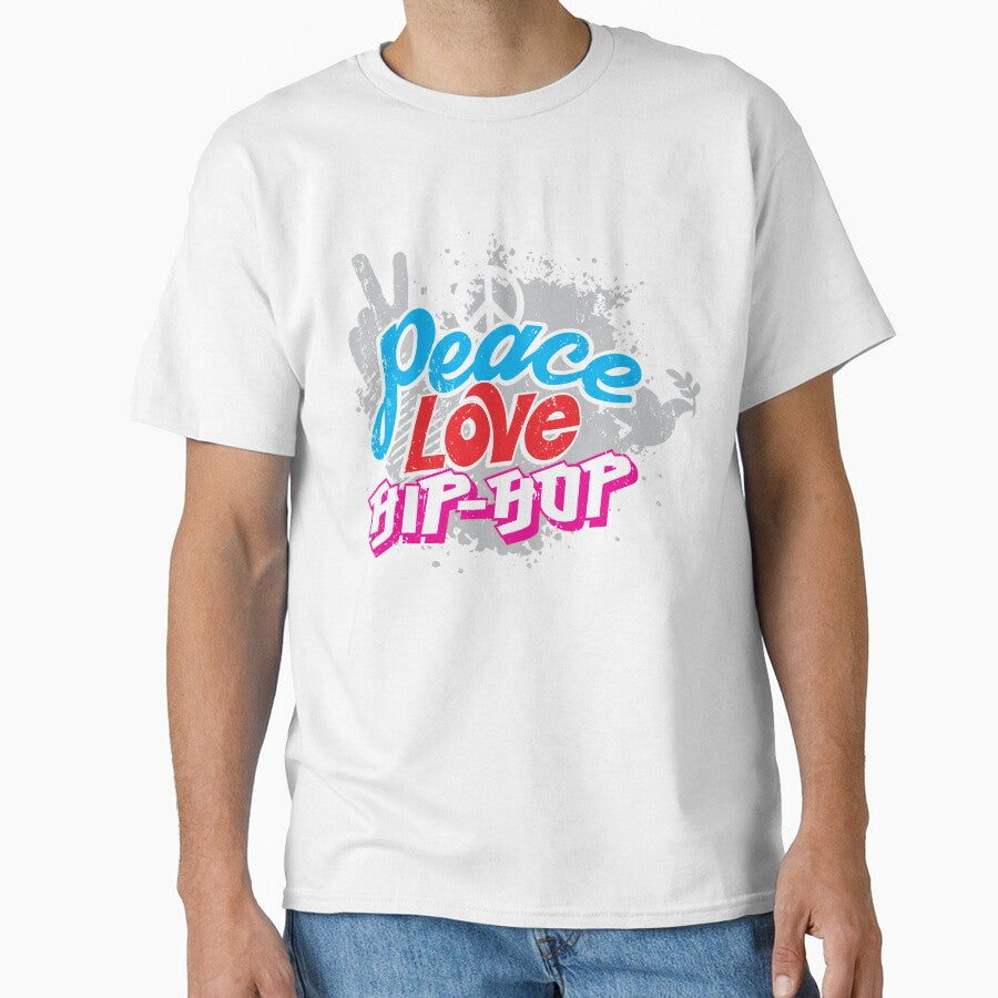 Peace Love Hip Hop Dancing Dancer Gift by Hananiah Merch