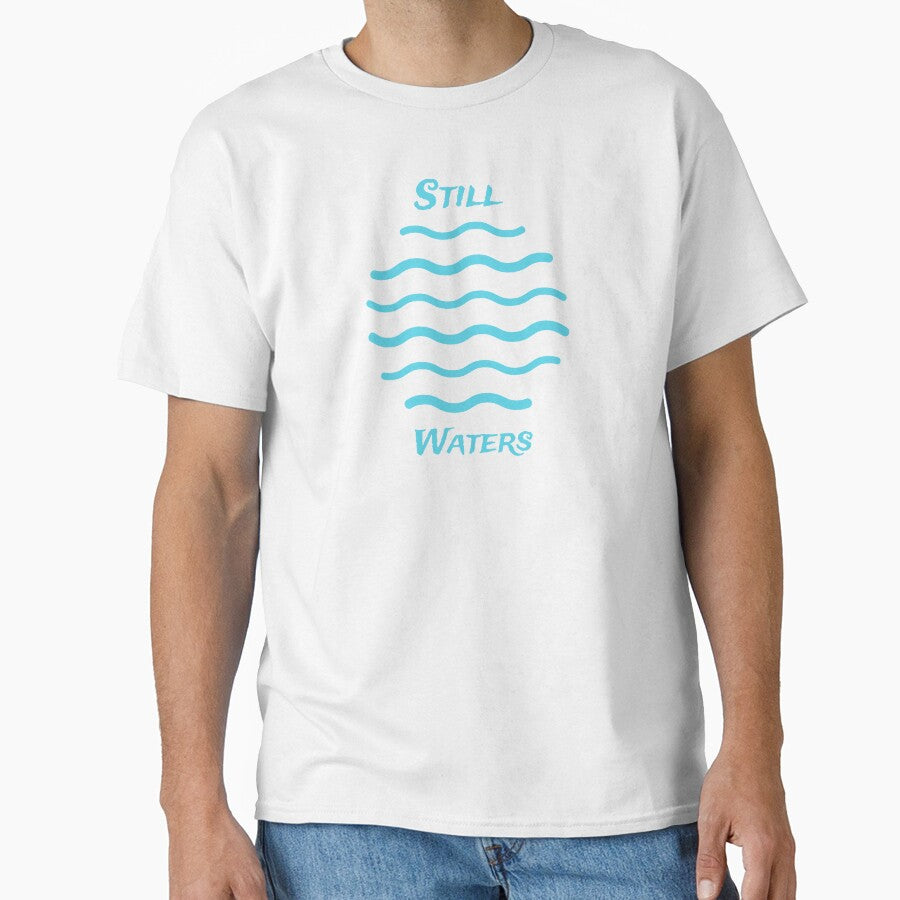 Still Waters Peace Yoga Circle Waves by B-Smith-Apparel