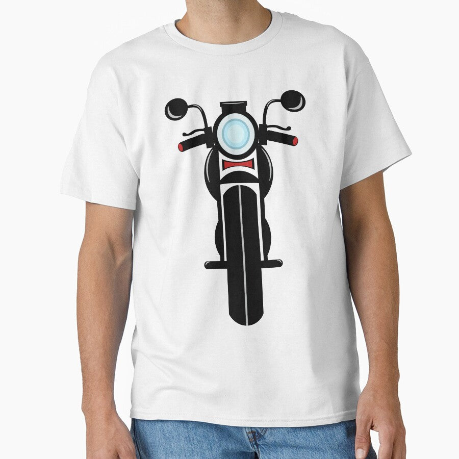 Front Motorcycle with Red Background by ByBudu