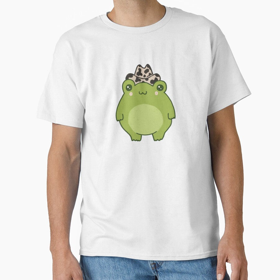 Cute Frog Sheriff with Cowboy Hat: Kawaii Aesthetic Froggy, Pastel Chubby Teen Cowgirl, Western Rodeo Country Love by MinistryOfFrogs