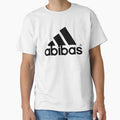 Funny Abibas Logo Collection Black by Shop_SWANDERS