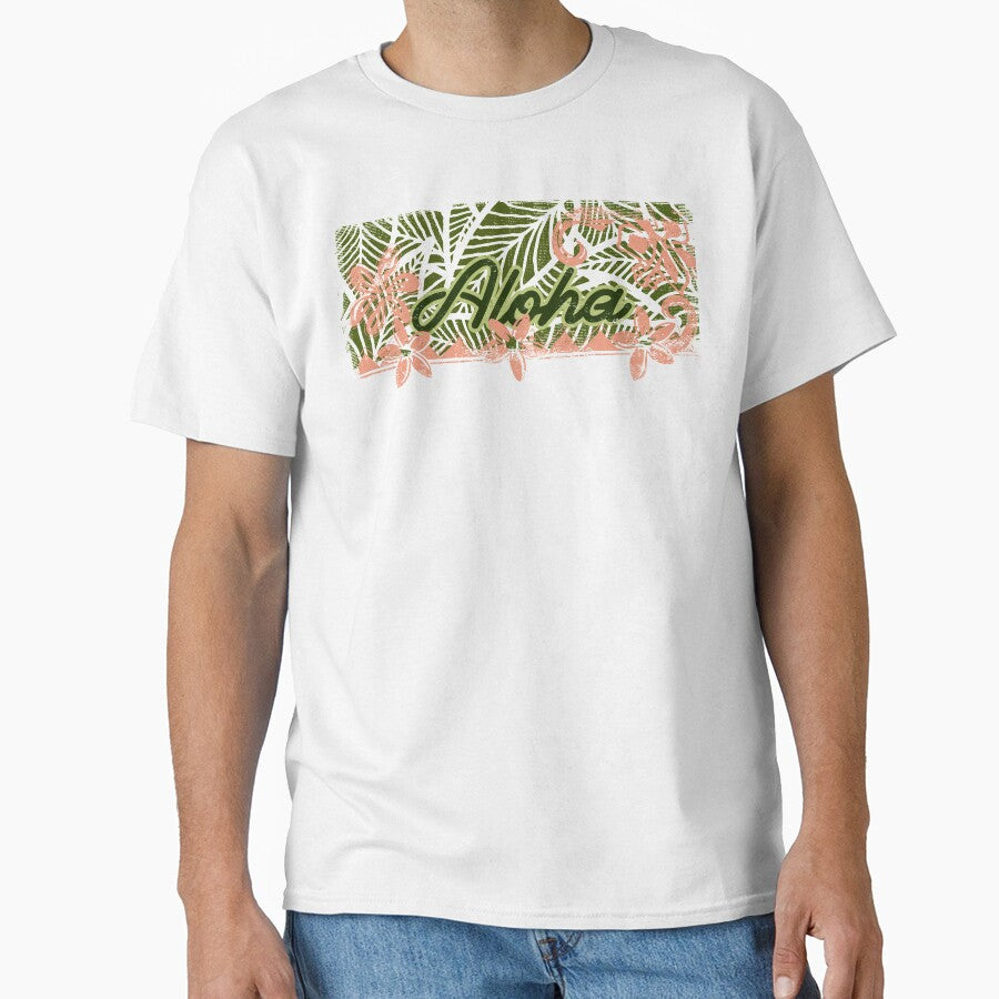 Vintage Distressed Ink Aloha Banner by sunnthreads