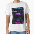 Gamer Personal Analysis Report – Funny Neon Gaming Stats Design by Claws & Chaos