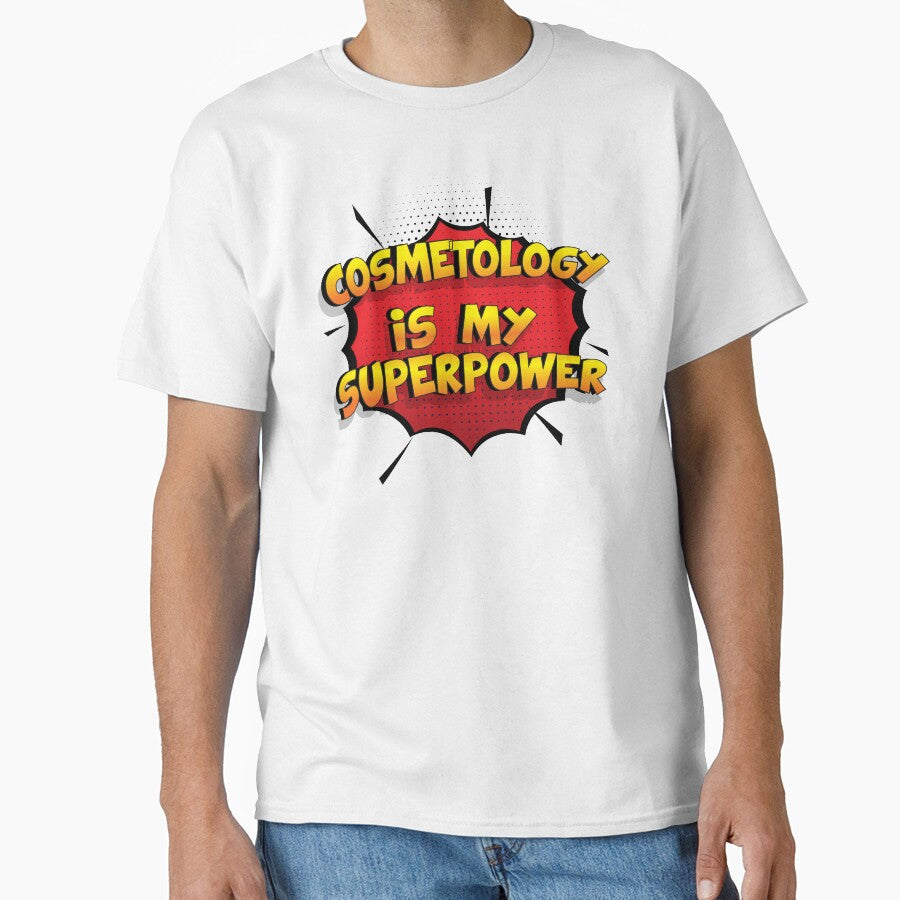 Cosmetology is my Superpower Funny Design Cosmetology Gift by Custom365