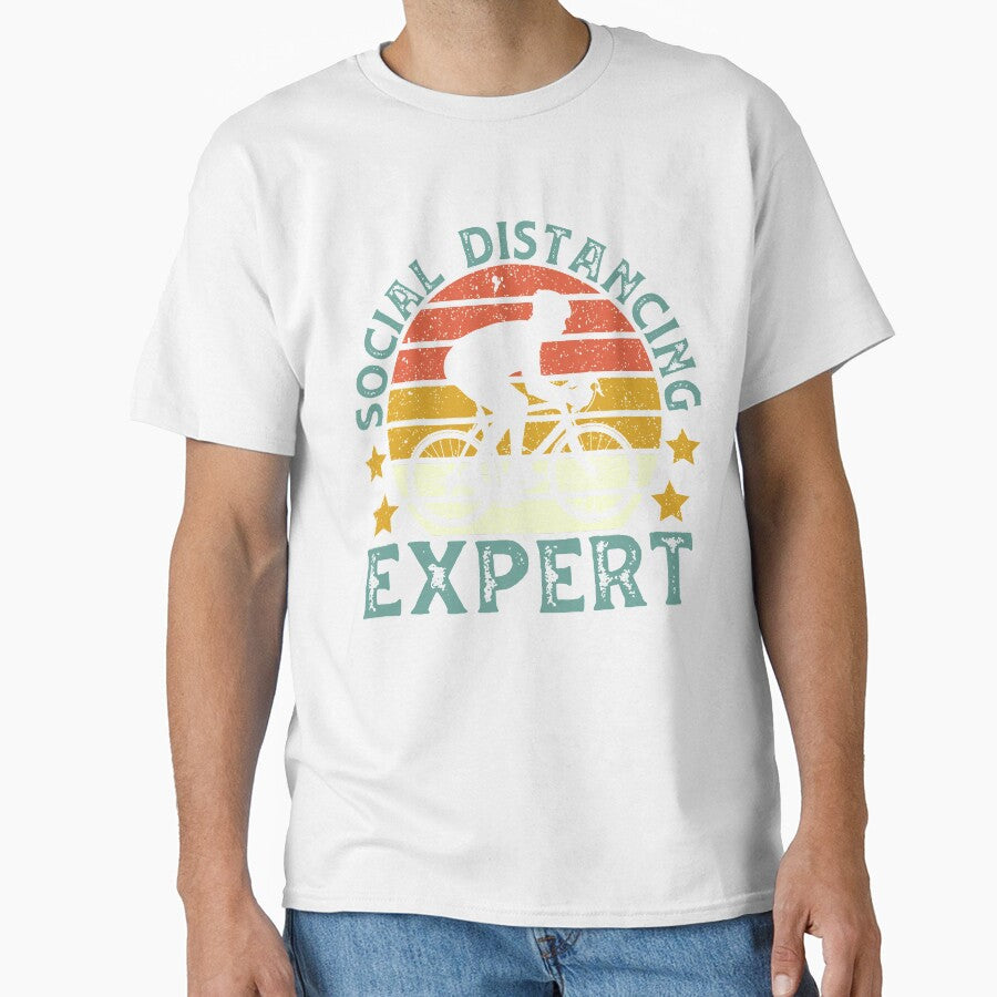 Retro Cycling Social Distancing Expert by DreamColor