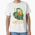 Funny Hiking Mountains Nature Outdoor I Love Nature by anniet33