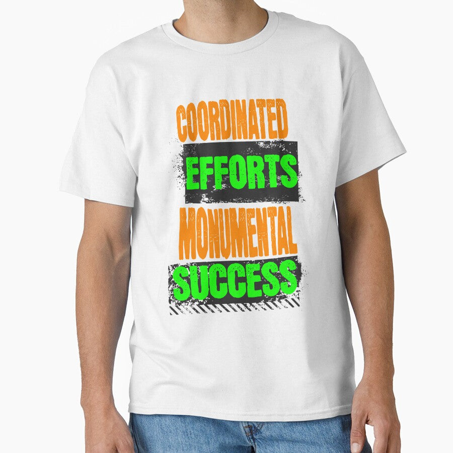 Coordinated Efforts Monumental Success - Teamwork Quotes by JJPrintShop