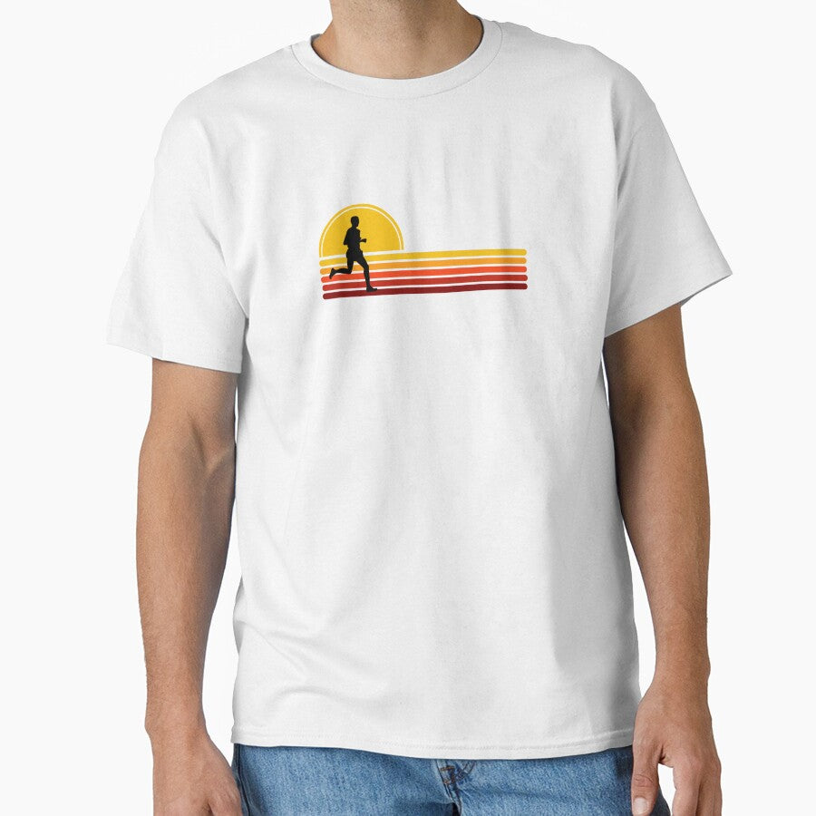 Run Free - Runner - Yellow Sunset by HeatherPore