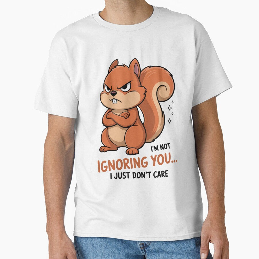 Ignoring You Funny Angry Squirrel by Gallory Hive