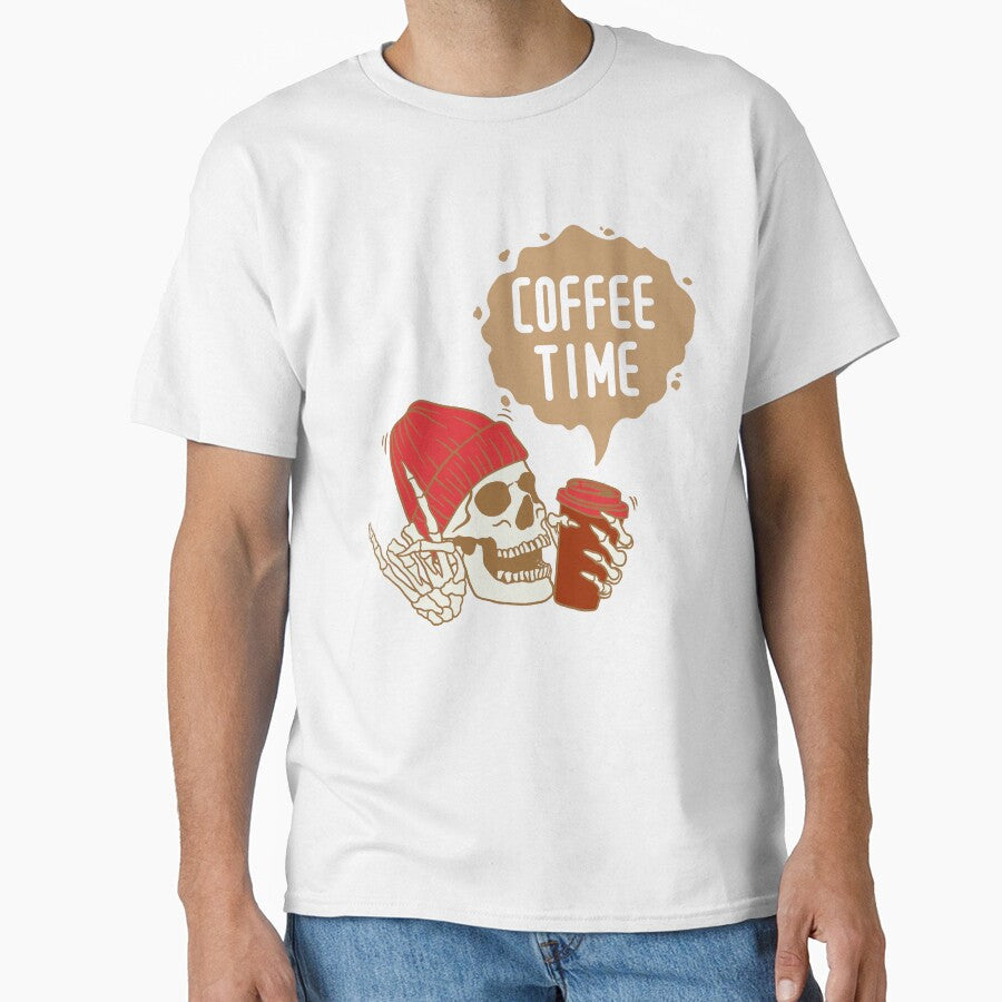 Coffee Time Skeleton - Coffee lovers design by TheArtistOf2022