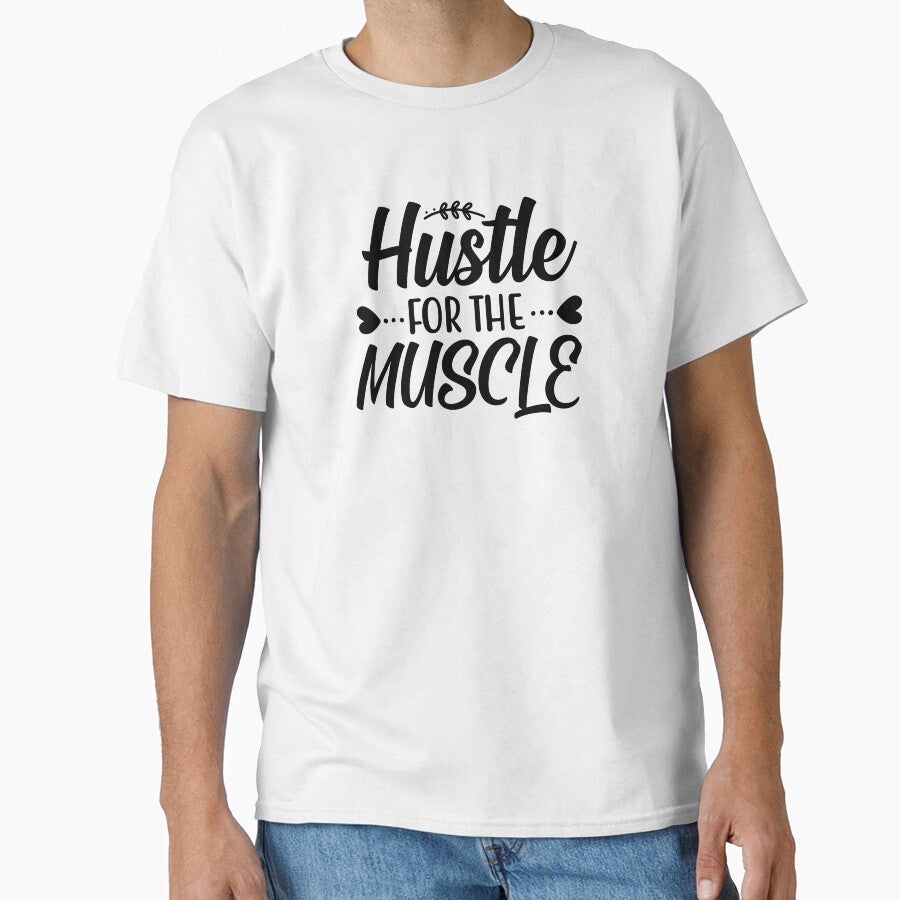 Yoga Quote Hustle For The Muscle Motivational Saying by SoccaTamam
