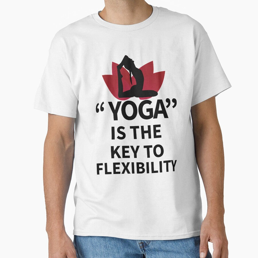 "Yoga is the Key to Flexibility" by vinodsatin