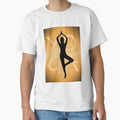 Yoga Pose Neon Orange Yoga Lettering by SoccaTamam