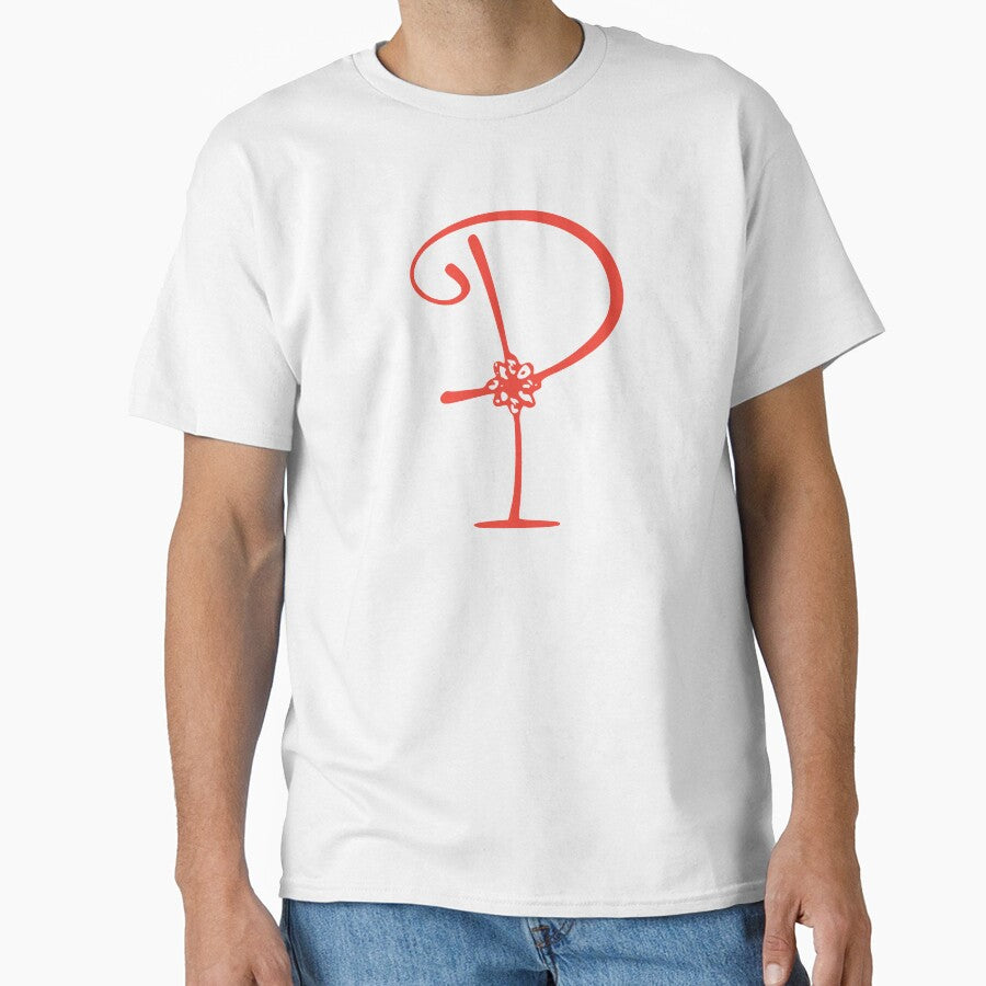 Floral Initial monogram P by Creative-draw