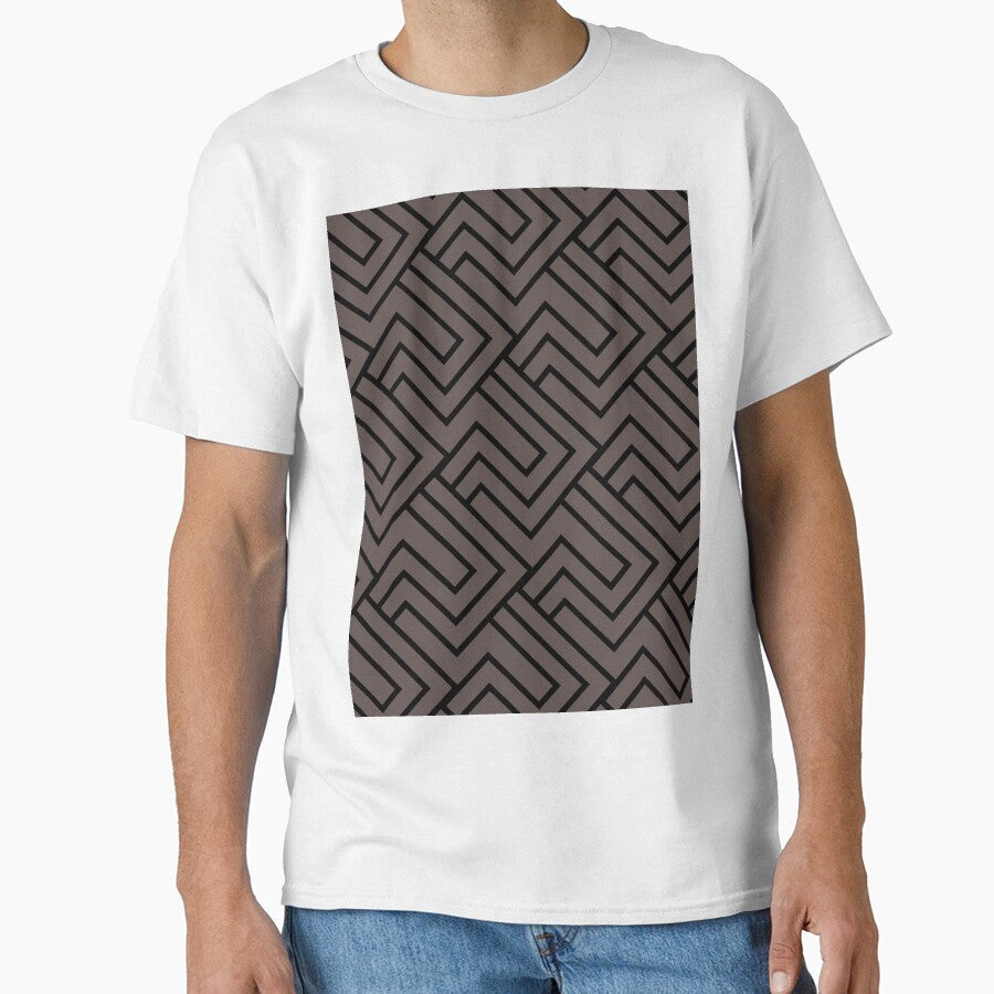 Black and Dark Brown Minimal Line Art Pattern 2 Pairs DE 2022 Popular Color Nomad DET697 by ColorOfTheYears