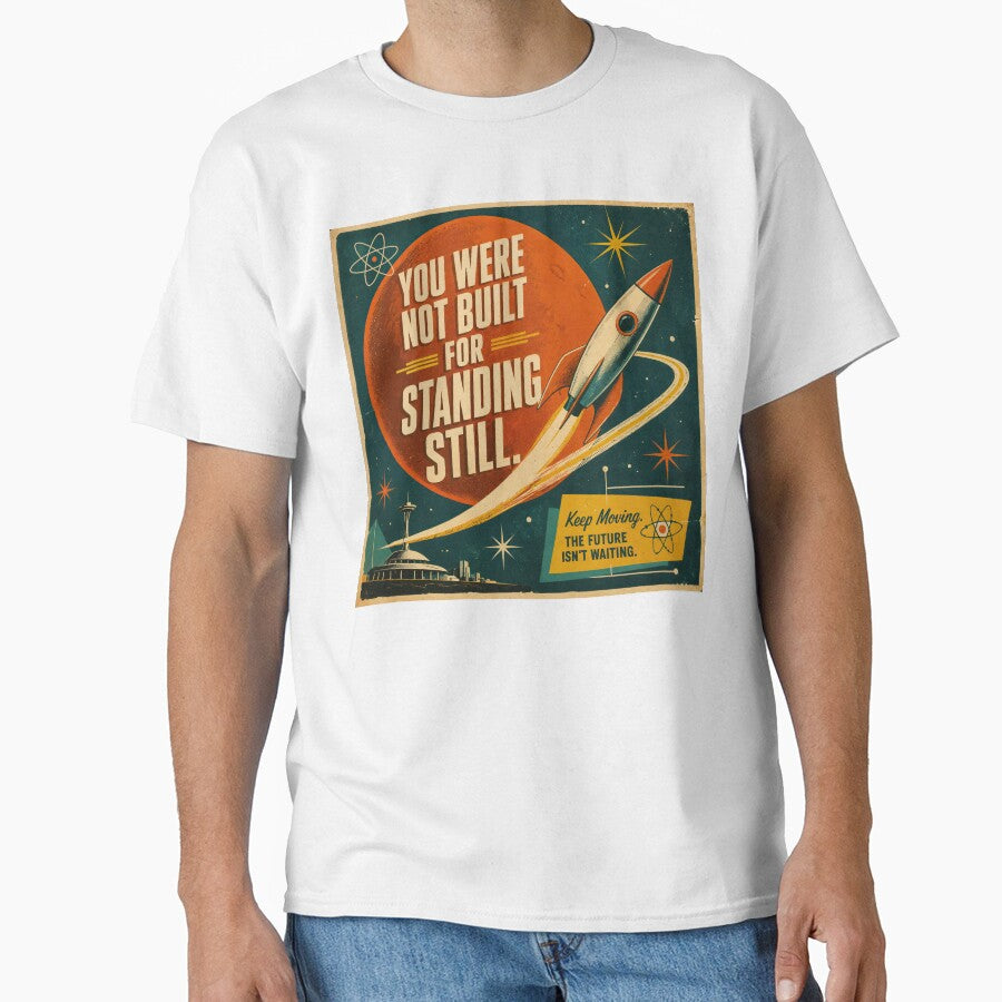 Copy of Wall Art - Postcard - Retro Rocket to the Future by ForeverPrintsOK