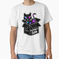 Schrödinger's Cutie - Kawaii Black Cat Galaxy Eyes Quantum Physics Art by ObjCrea123