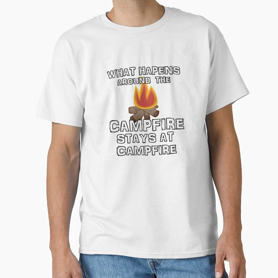 What Happens Around the Campfire - Fun Camping Stuff by 3QuartersToday