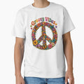 Groovy Vibes Retro Peace Sign by HippyRikky
