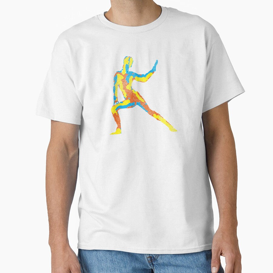 Yoga Pose Modern Colorful Design by jazzworldquest