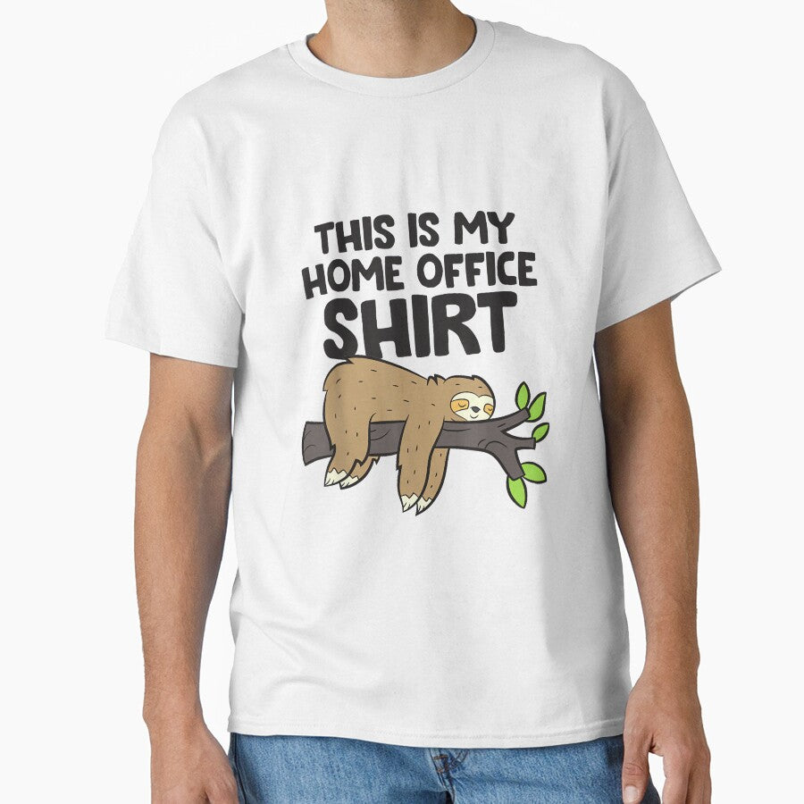 Lazy Sloth This Is My Home Office by JamesARager