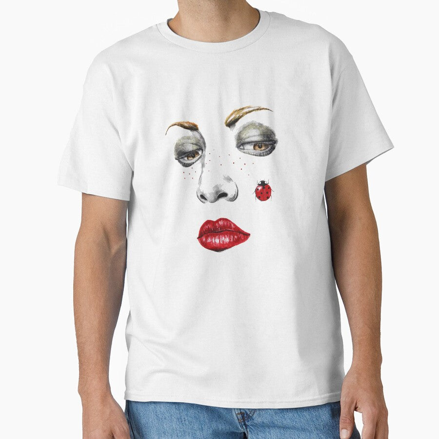 Don't Bug Me - Minimalist Feminine Line Art Drawing by 4wordsmovement